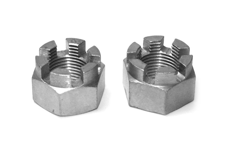SS Slotted Nut